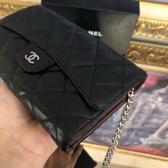 SOLD Chanel Classic Flap Chained Wallet - Picture 6 of 13